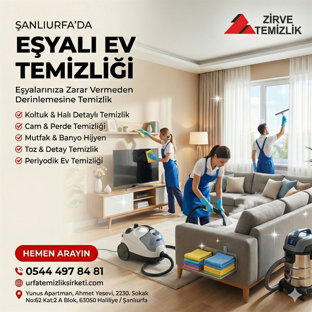 Eşyalı Ev Temizliği İçin Profesyonel Öneriler