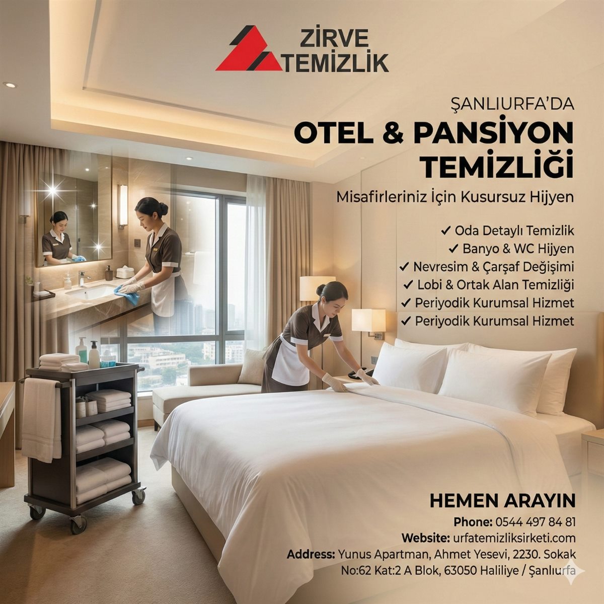 Şanlıurfa Otel ve Pansiyon Temizliği Nasıl Yönetilir?